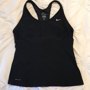 Nike work out top with built in bra.